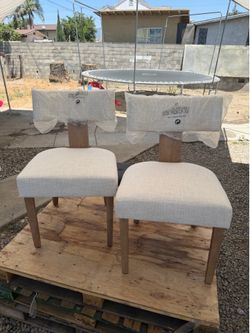 🪑 Juego de 2 Sillas de Comedor Modernas – Nuevas ✨