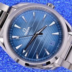 2023 Omega Seamaster Aqua Terra 150m Summer Blue Dial 220.10.41.21.03.005 Watch