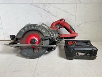 Skilsaw TRUEHVL 7-1/4" Worm Drive Circular Saw – 48V – Bad Battery (A1G007701)