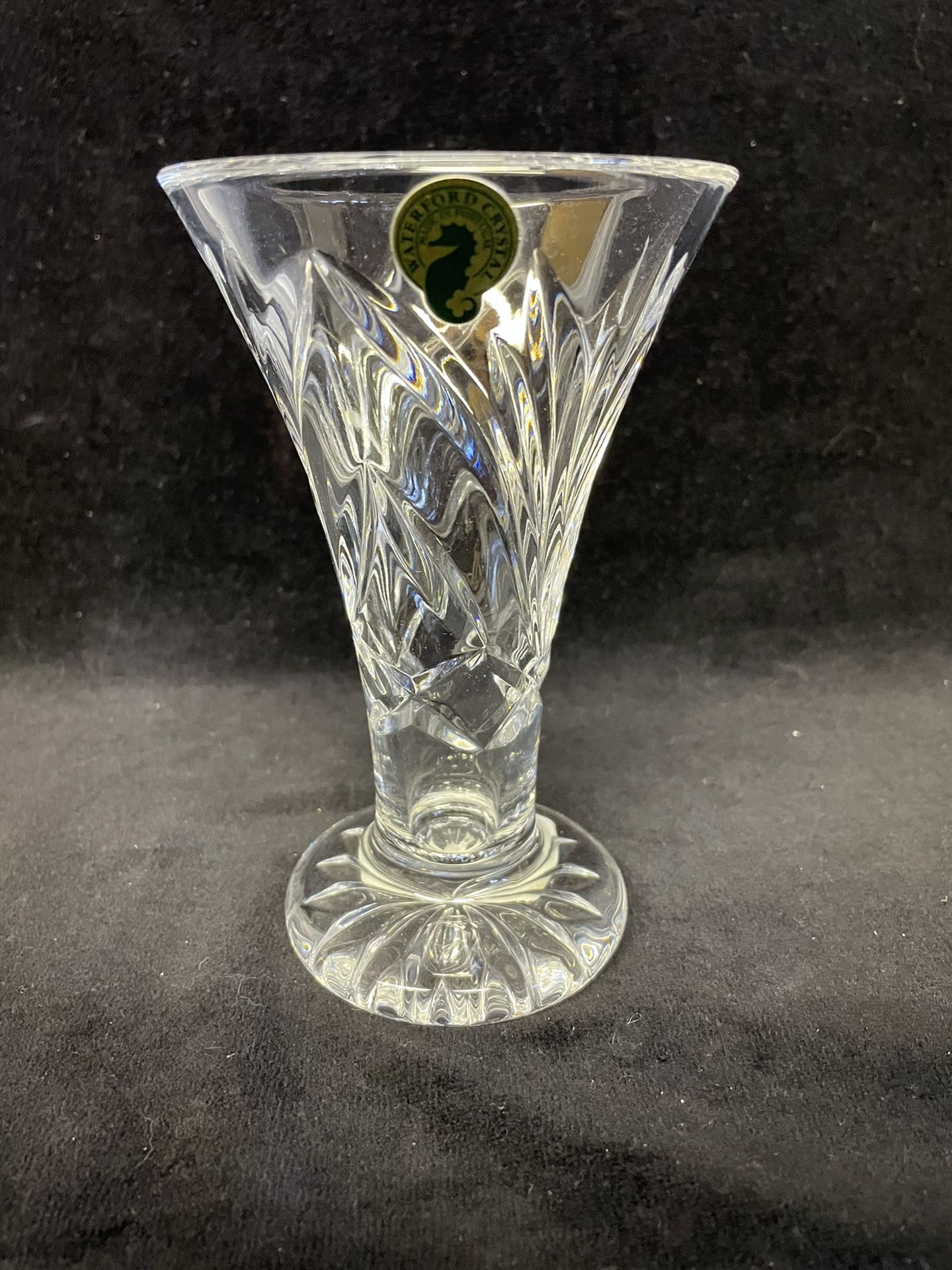 Waterford Crystal Connor Vase 6” Tall 