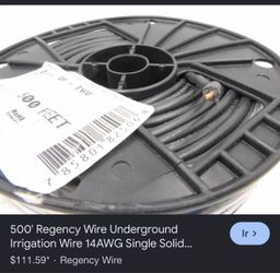 14 AWG UF-TWU Wire Spool 500 Feet