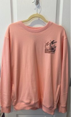 Light Peach Graphic Crewneck Sweatshirt – New Without Tags
