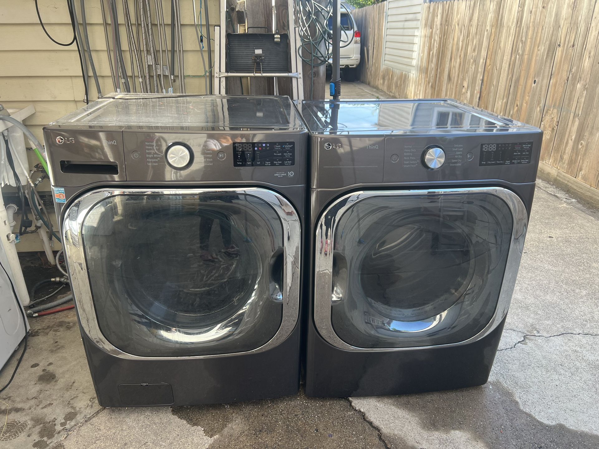 LG washers and dryers 30 inches wide XL washer 5.0 dryer 9.5 in good condition with three months warranty free delivery in the Oakland area outside of