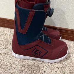 Burton Men’s Snowboarding Boots Size 8