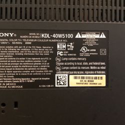Sony Bravia 40 Inch TV