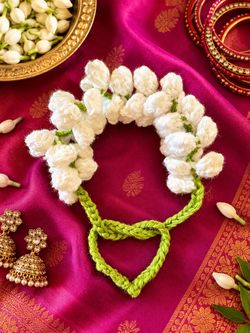 Brand New, Crocheted, Jasmine Gajra – Hair Garland