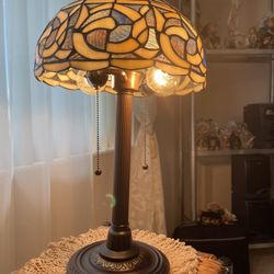 Lámpara De Mesa Estilo Tiffani