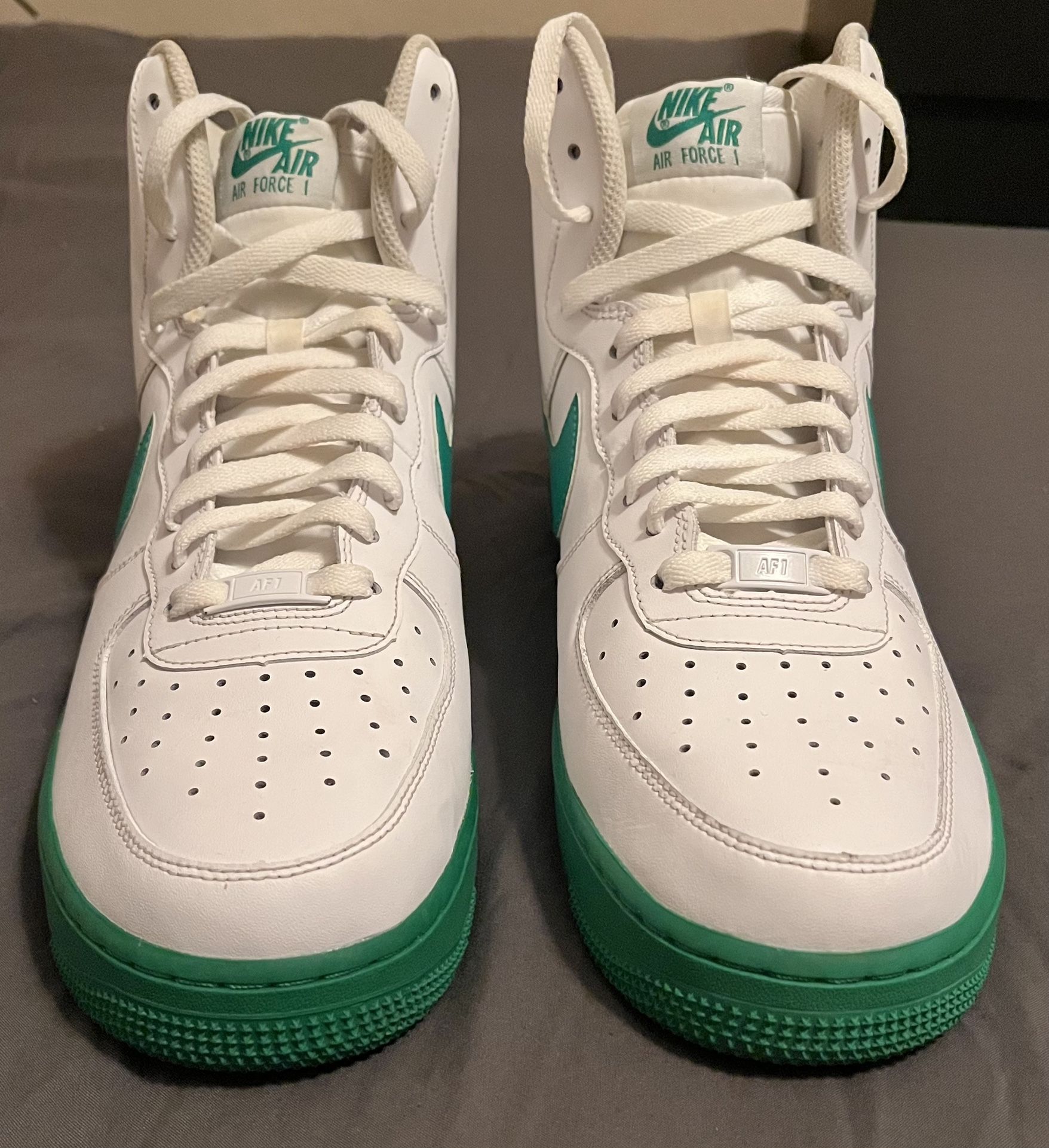 Air Force 1 High White Green 