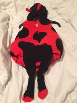 Ladybug 3-6 months Halloween costume