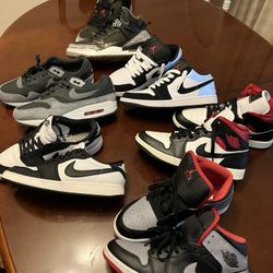 $40 Each   Men’s Nike Shoes.  Size 9 Used 