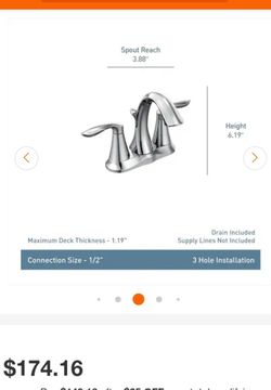 Moen-Brushed Nickel Faucets