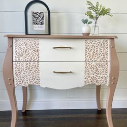 Modern Organic Hand Painted Bombay Dresser   🌿