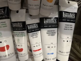 35 Liquitex Heavy Body Acrylics- New Never Opened