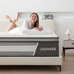 🔥New 14" King LMANKBK Gel-Memory Foam Hybrid Mattress