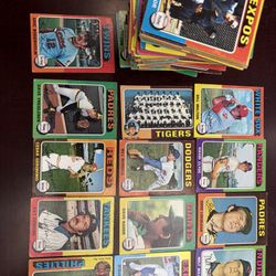 1975 Topps Baseball Partial Set