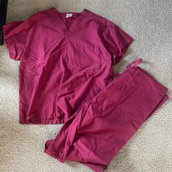 Burgundy Scrubs