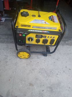 Champion generator 5300 watts duel fuel