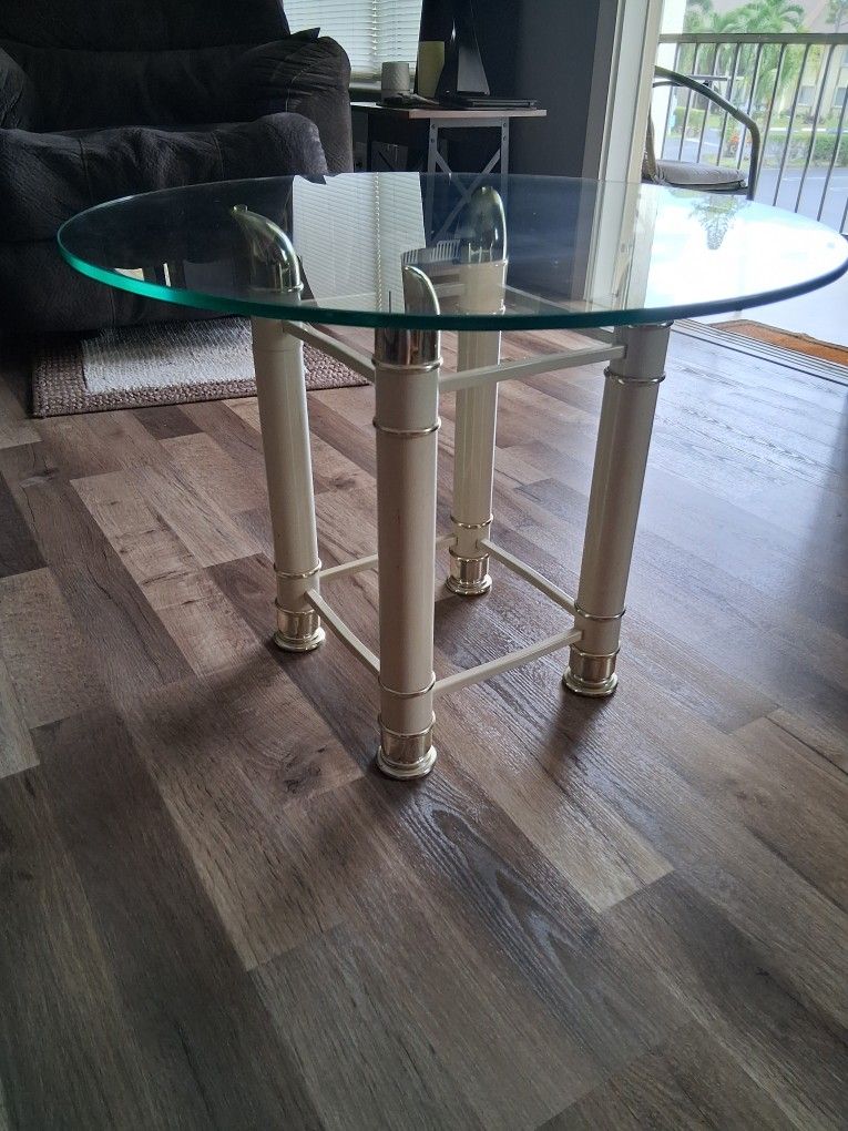 Glass Top Table