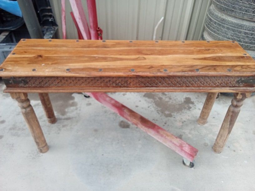 Antique Hand Carved Table 