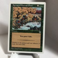 Portal Three Kingdoms Spring of Eternal Peace Magic The Gathering Card #148
