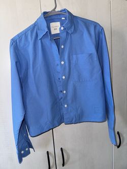 JW Anderson x UNIQLO Blue Button-Up Shirt