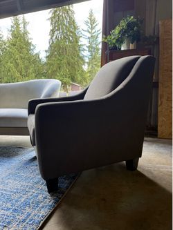back chair. So comfy. Non smoking home. W