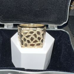 Gold Nugget Ring 