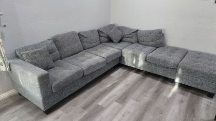 Sectional Sofa with Ottoman