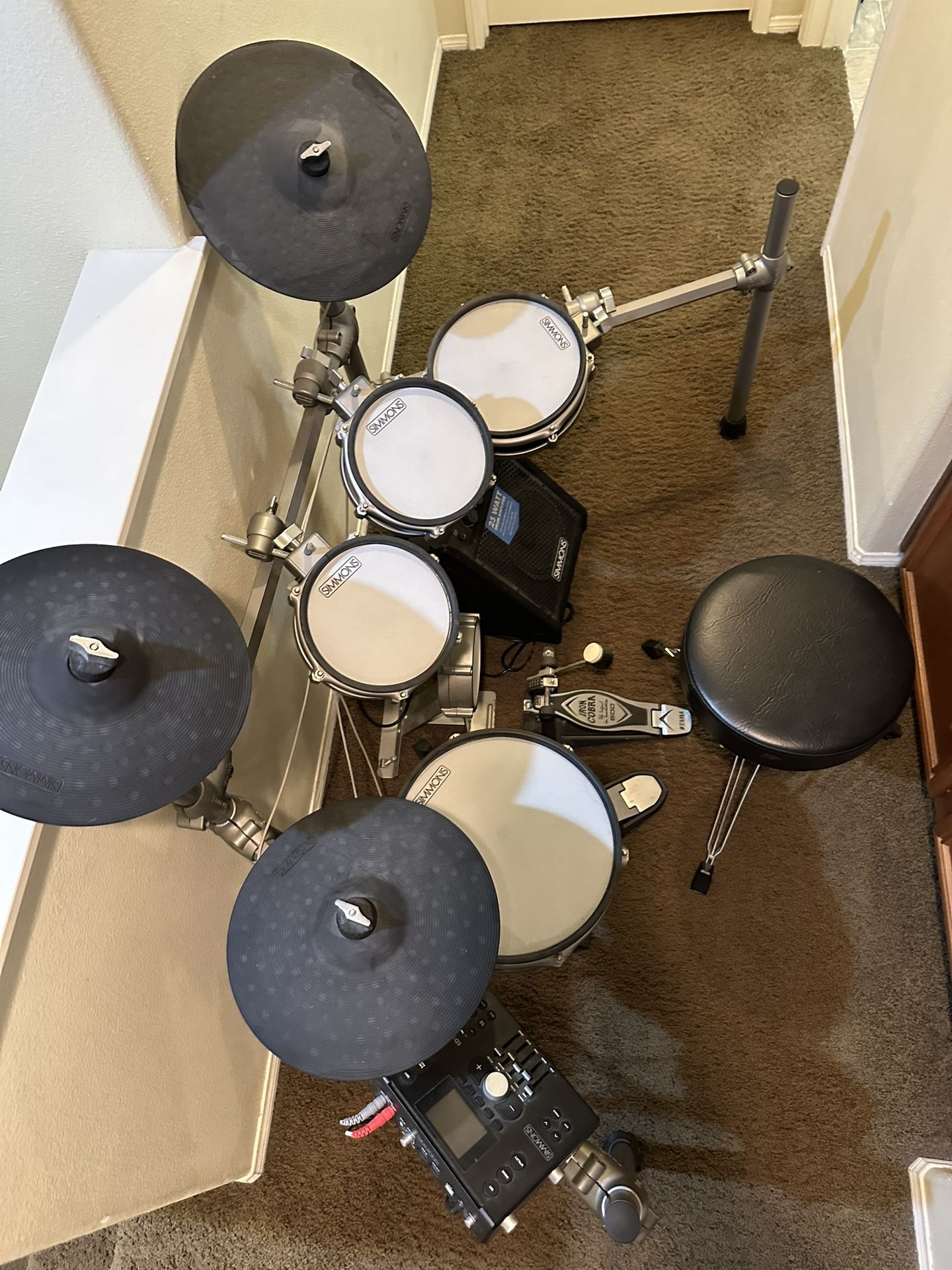 Simmons SD1200 Electric Drum Set - Complete Set