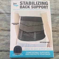 New Small Adult Back Stabilizing Support Brace