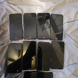 Lot Of 9 Iphones 8 SE Cosmetically Neat 