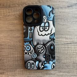 Apple iPhone 15 Pro Max Cover Case Blue Plastic Cases