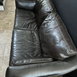 3 Piece Leather Couches 