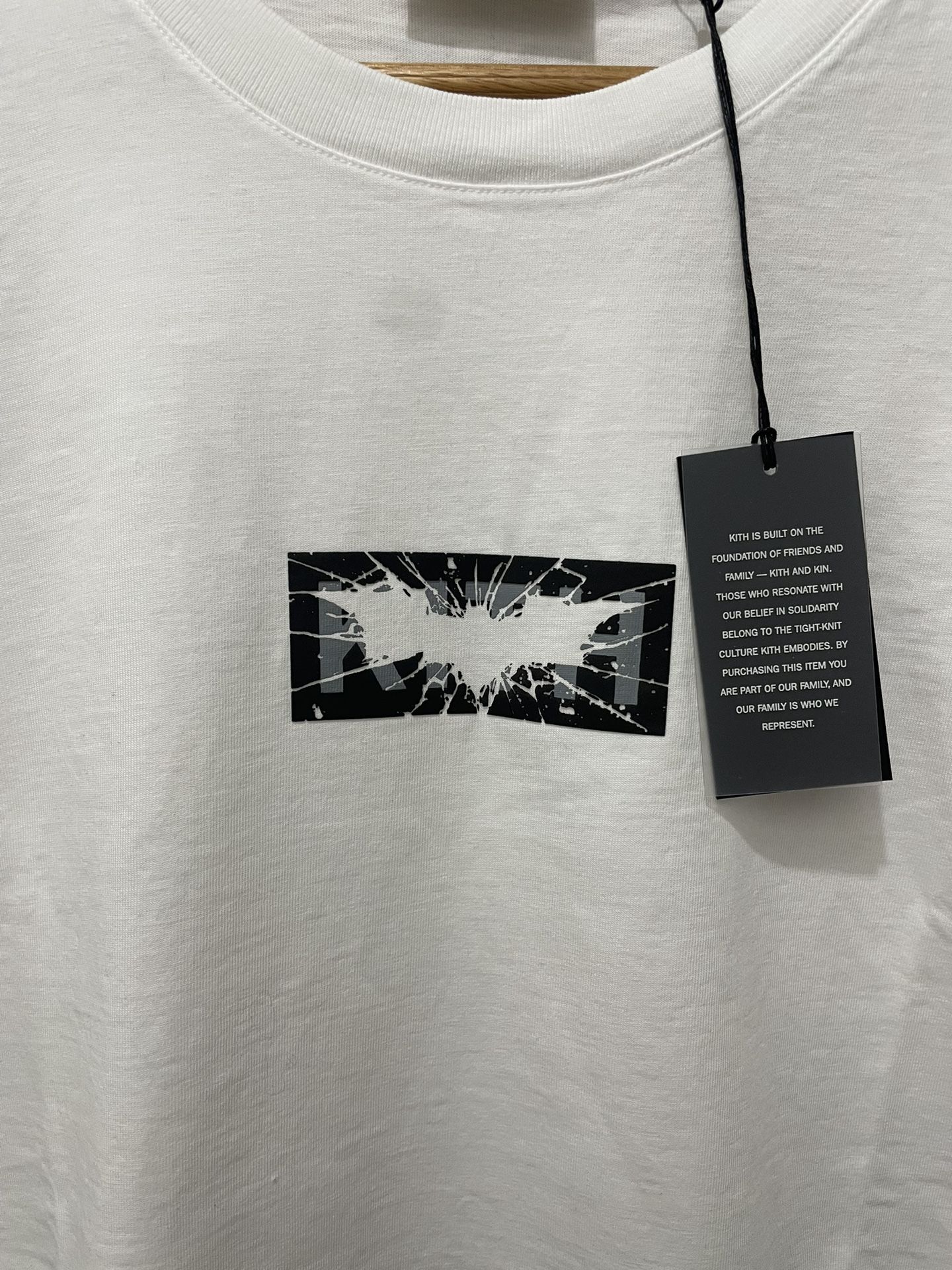 XLarge Kith x Batman Shattered Box Logo Vintage Tee