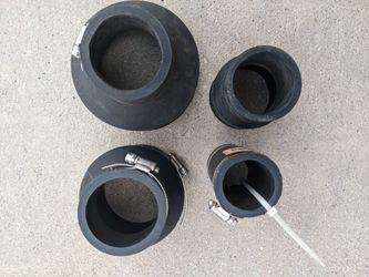 Flexible Pipe Couplings PVC Plastic Rubber