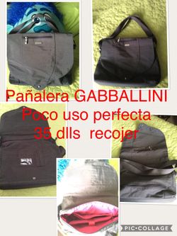 Pañalera GABBALLINI poco uso 35 dlls gris plata pick up northeast