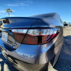 Headlight restoration and tail light tint