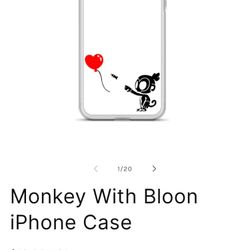 Monkey With Bloon iPhone Case NEW iPhone SE ONLY