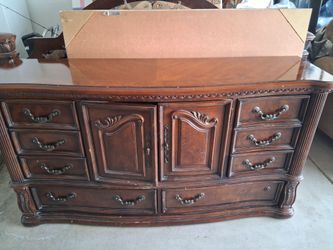 Dresser with Vanity Mirror