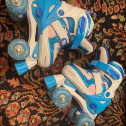 Rollerblades toddler adjustable size 10-13, fit toddler shoe size 10, 11, 12, 13