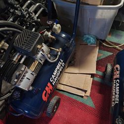 8gal Campbell Hotdog Air compressor 160 Firm No Less Very Quiet Machine Hardly Used It