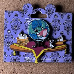 DLP Stitch Ball Haunted Mansion Phantom Manor Madame Leota DLRP Paris Disney Pin