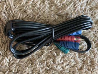 5FT RCA vídeo component cable. Green, blue and red.
