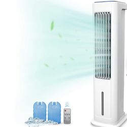 Sunday Living Evaporative Air Cooler, Oscillating Portable Air Cooler, Swamp Cooler with 3 Speeds, 3 Modes, 12H timer, 1.32 Gallon Water Tank, Quiet