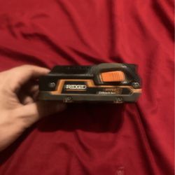 18 V Ridgid battery