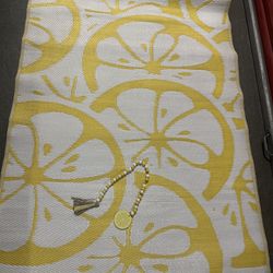 Huge Size Lemon Mat Patio / Porch Decor 🍋