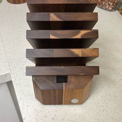 Base Para Cuchillos De Madera De Princess House