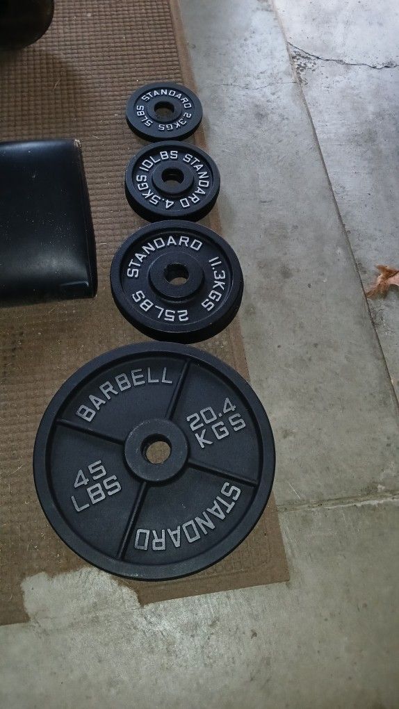 170 Pounds Of Olympic Weights