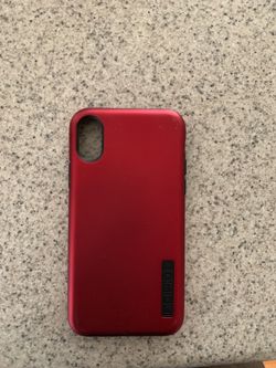 iPhone X incipio case and iPhone 8 otter box