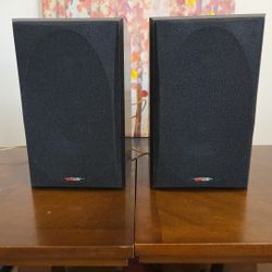 Vintage Polkaudio Cabinets Speakers 